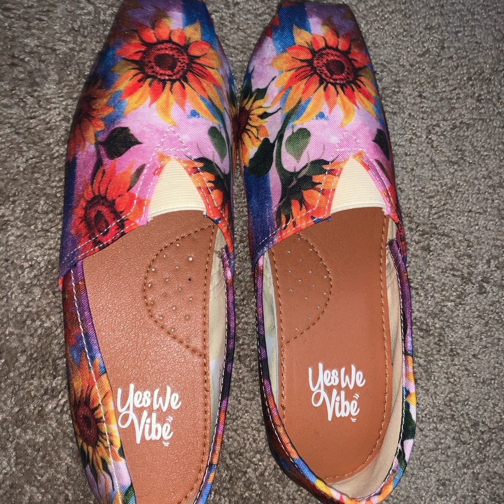 Sunflower slip on shoes. Brand new. Never worn